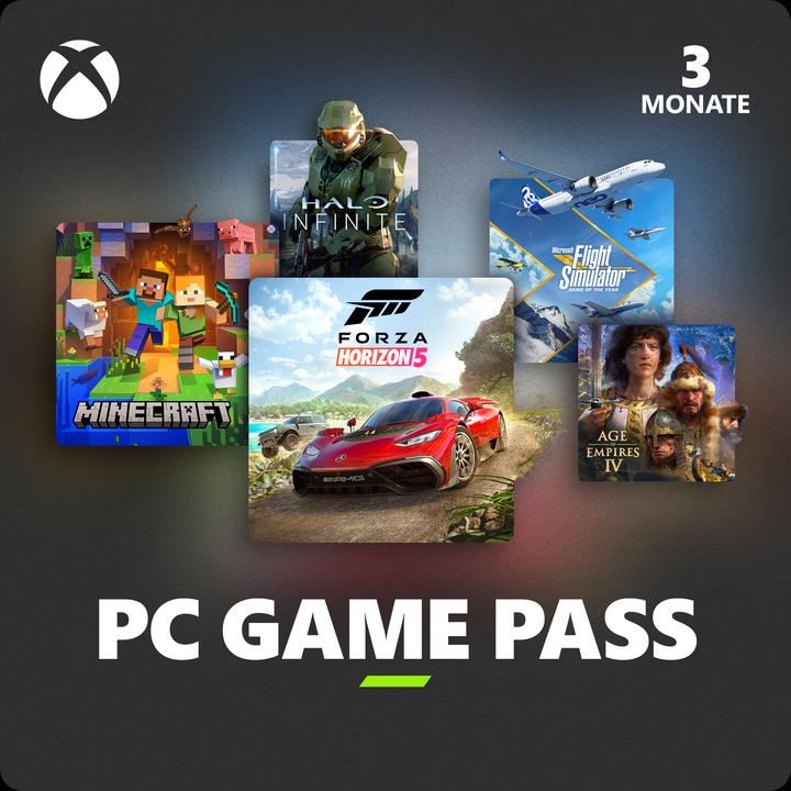 Actual product image Microsoft PC Game Pass 3 Monate (3 months)