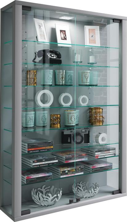Actual product image VCM Collection wall display case wood glass Vitrosa Mini (90 x 59 x 18 cm)