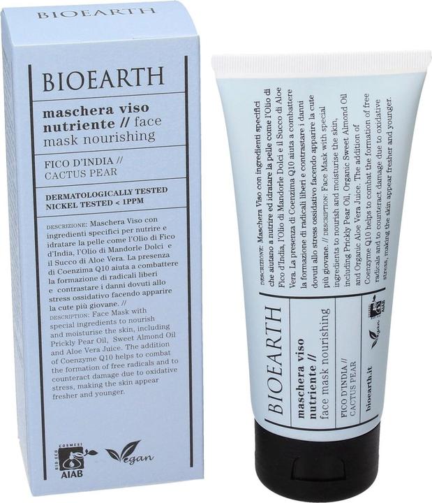 Immagine prodotto Bioearth Maschera viso nutriente al fico d'India 100ml (100 ml)