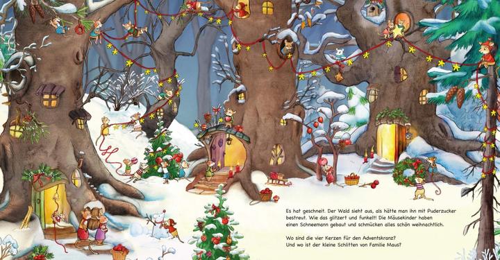 Produktbild Mein allererstes Wimmelbuch: Fröhliche Weihnachten (Deutsch, Sibylle Schumann, 2022)