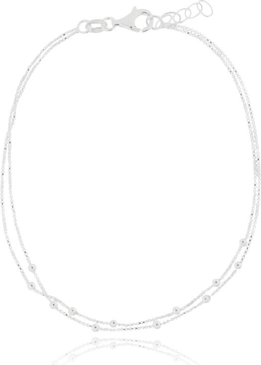 Immagine prodotto Leyda Cavigliera a sfera (Argento 925, 25 cm)