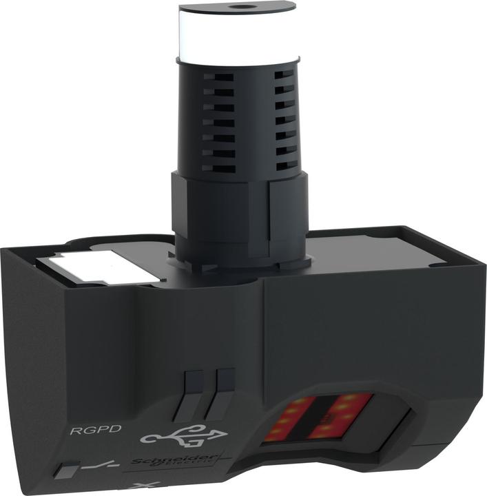 Actual product image Schneider Electric Biometric USB switch XB5S O22mmUSB com. 2 pos. hold-open XB5S8B2L2