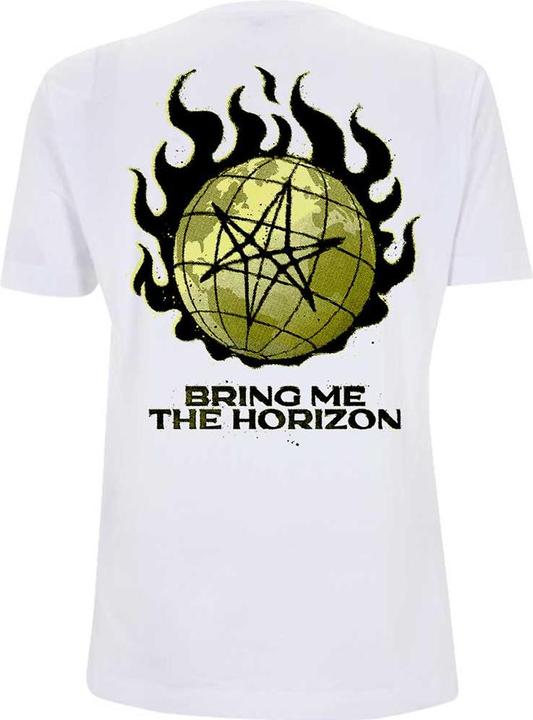 Immagine prodotto Bring Me The Horizon Maglietta Globe in cotone unisex per adulti (L)