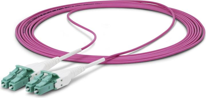 Produktbild StarTech 30M OM4 MULTIMODE FIBER CABLE UNIBOOT/OFNR RISER/100G (S/FTP, CAT7, 30 m)