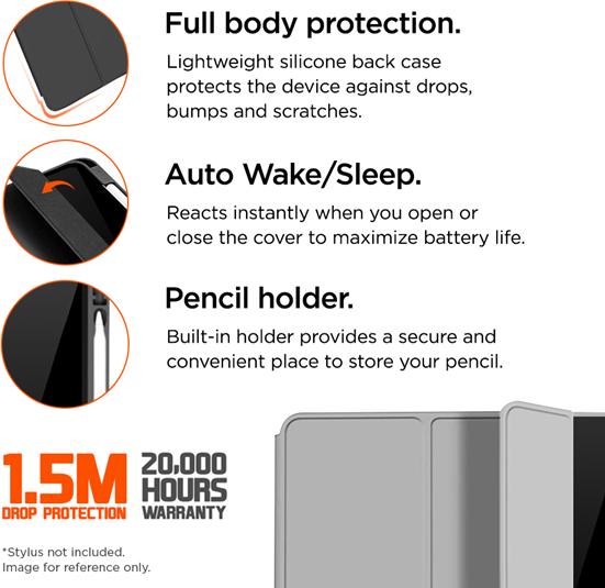 Actual product image Eiger Storm 250 Stylus Case (iPad Pro 11 2018 (1. Gen), iPad Pro 11 2020 (2. Gen), iPad Pro 11 2021 (3rd Gen), iPad Pro 11 2022 (4th Gen))