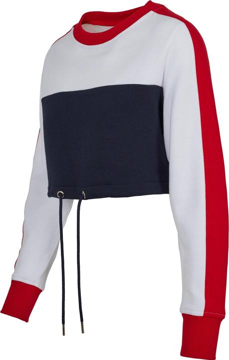Image du produit Urban Classics Ladies Cropped 3-Tone Stripe Crew (XL)