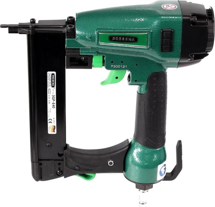 Produktbild Prebena Komplettpaket 3GP-E40 Druckluftnagler + Kompressor VITAS 45 + 10m Schlauch + 9200x passende