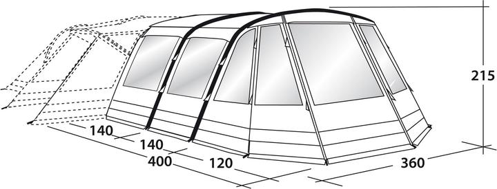 Produktbild Outwell Concorde 5SATC Front Awning