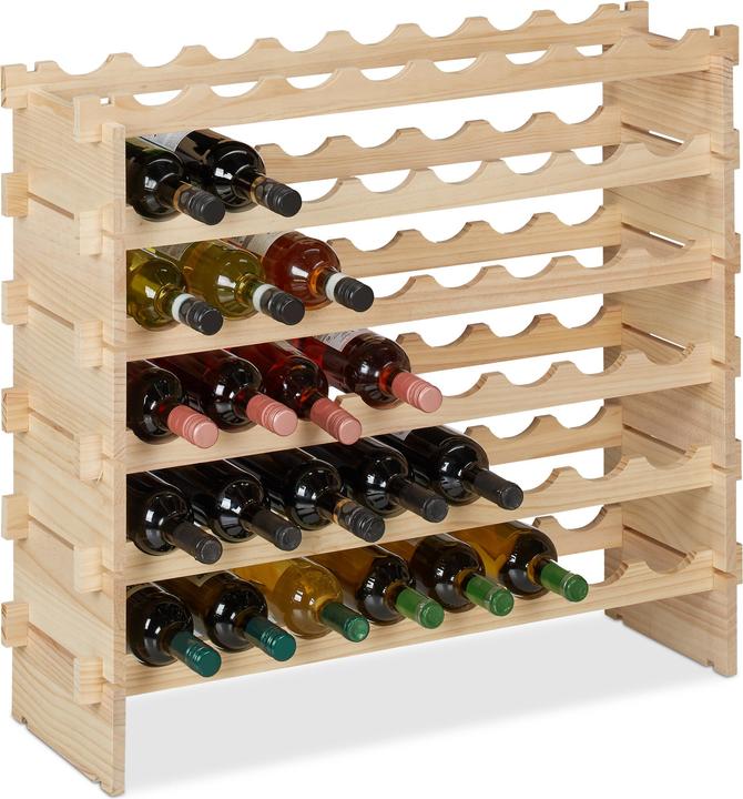 Relaxdays Cantinetta porta-bottiglie (82 x 25 x 73 cm)