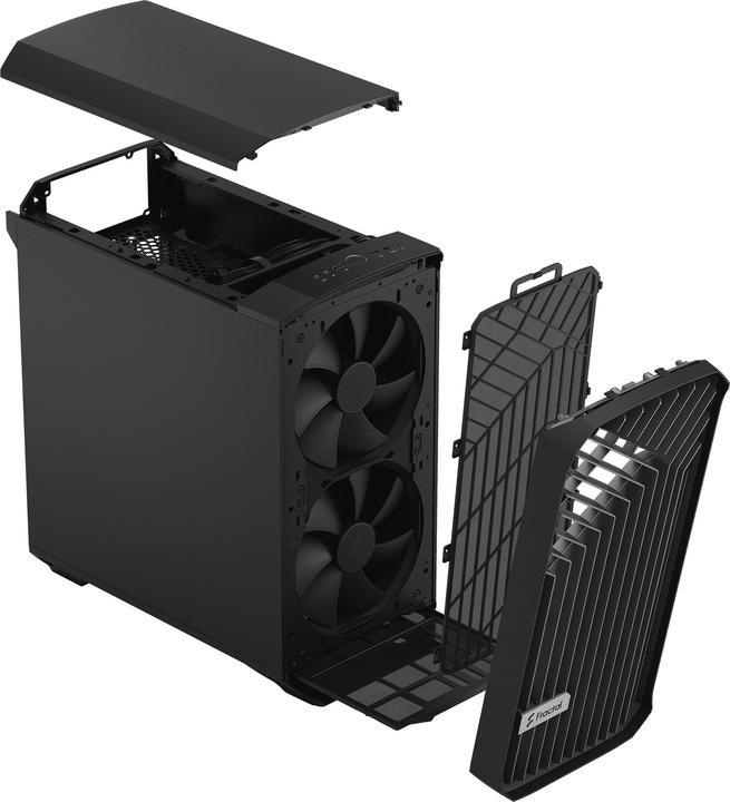 Actual product image Fractal Torrent Compact Black Solid (mATX, Mini-ITX, ATX, E-ATX)