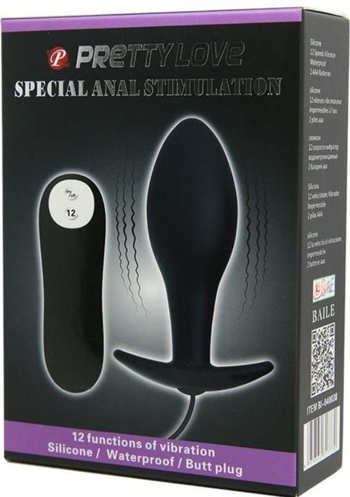Produktbild Pretty Love Vibrierender Analplug mit Fernbedienung