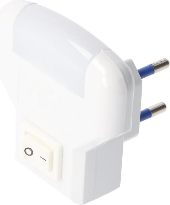 Image du produit Velamp TWILIGHT, veilleuse à LED avec interrupteur ON/OFF, prise verticale