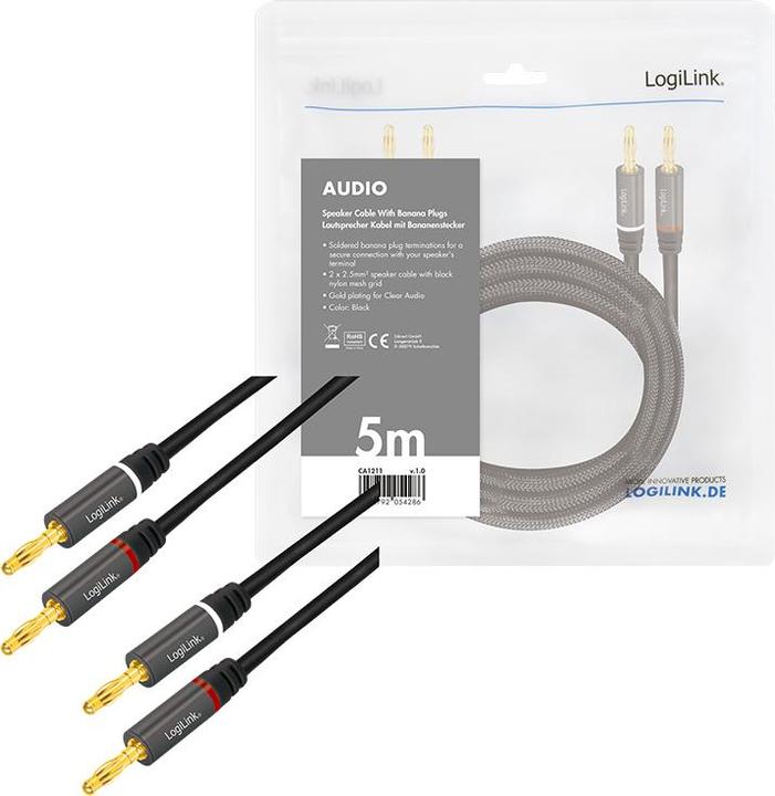 Actual product image LogiLink CA Speaker cable (5 m, 2.50 mm²)