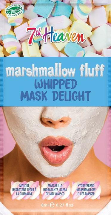 7th Heaven Marshmallow-Flaum-Gesichtsmaske mit Süssmandelöl und Aloe Vera für Feuchtigkeit und (8 ml)