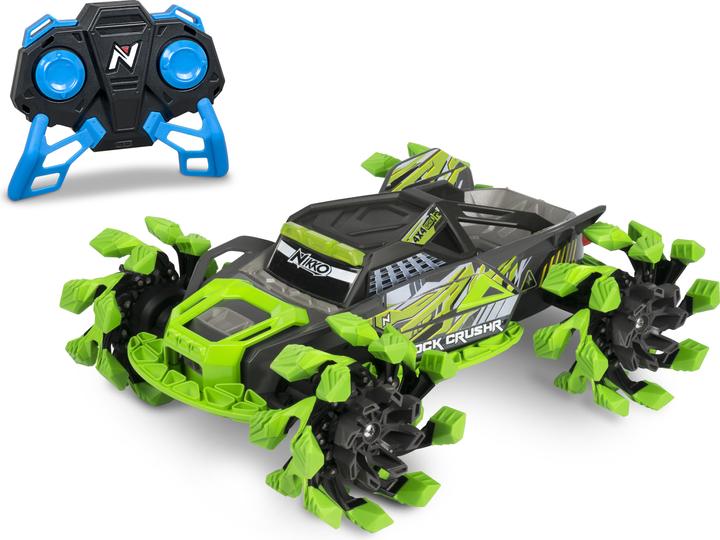 Produktbild Nikko RC 19069 Rock CrushR, Ferngesteuertes RC Auto, Offroad Fahrzeug bis 14 km/h, automatisch ausfa