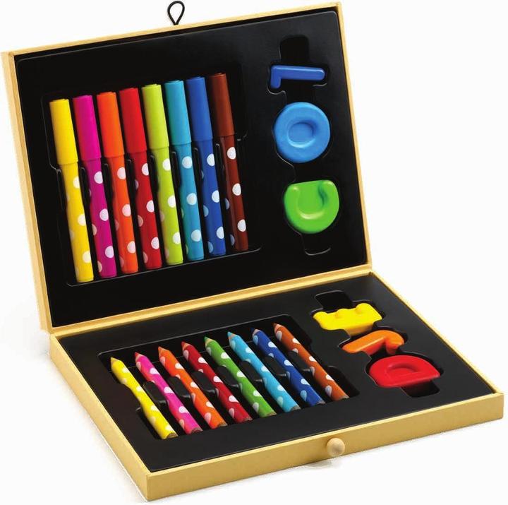 Produktbild Djeco Malkoffer für die Kleinsten (Mehrfarbig, 16 x)