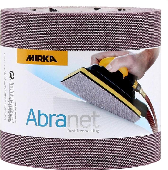 Produktbild Mirka ABRANET Schleifpapier Rolle 115mm x 10m P240 Schleifrolle Klett ( 545BY001253R ) (P240)