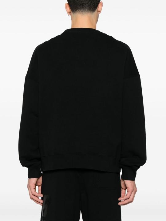Actual product image Golden Goose cotton crewneck sweatshirt color black (M)