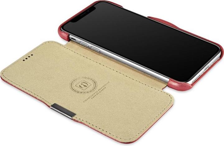 Immagine prodotto iCarer iPhone X/XS - Custodia Flip Serie Lusso Rosso RIX02 (Apple iPhone X)