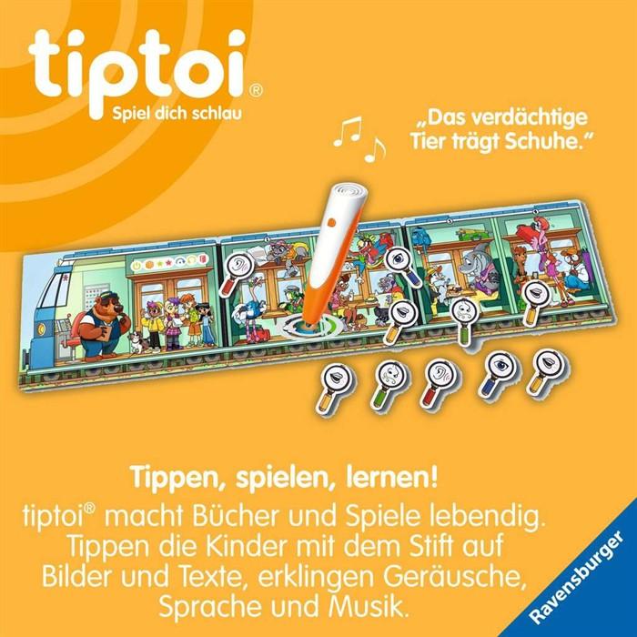Produktbild Ravensburger tiptoi Spiel 00226 - Team SMART ermittelt – Diebstahl im Tier-Express, fantastisches (Deutsch)