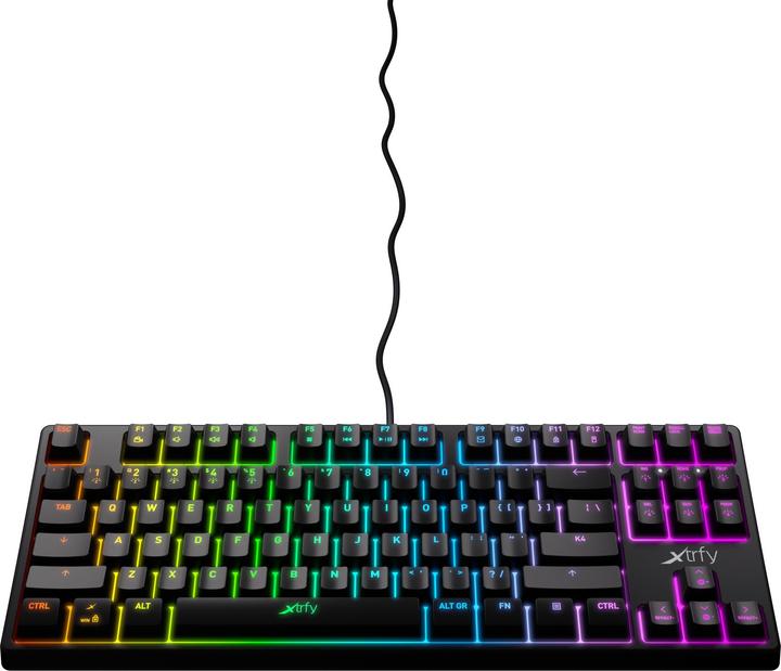 Actual product image CHERRY xtrfy K4 RGB Tkl (CH, Cable)