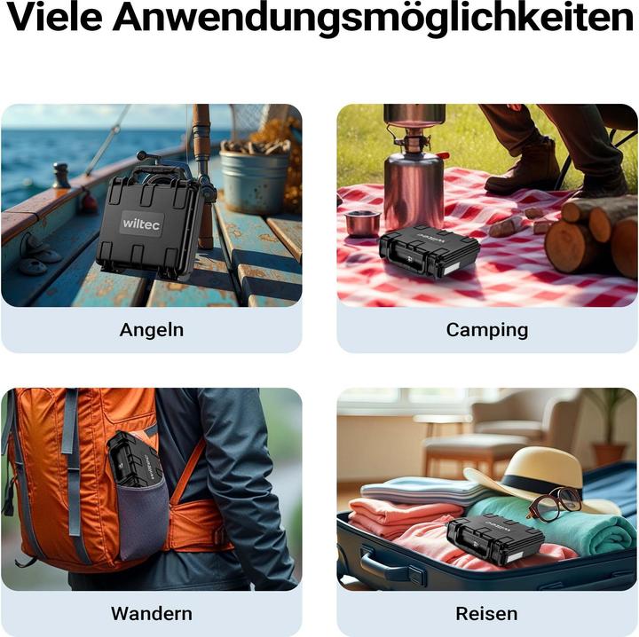 Actual product image Wiltec Universal case 19x17x6cm waterproof Transport case Case Protective case