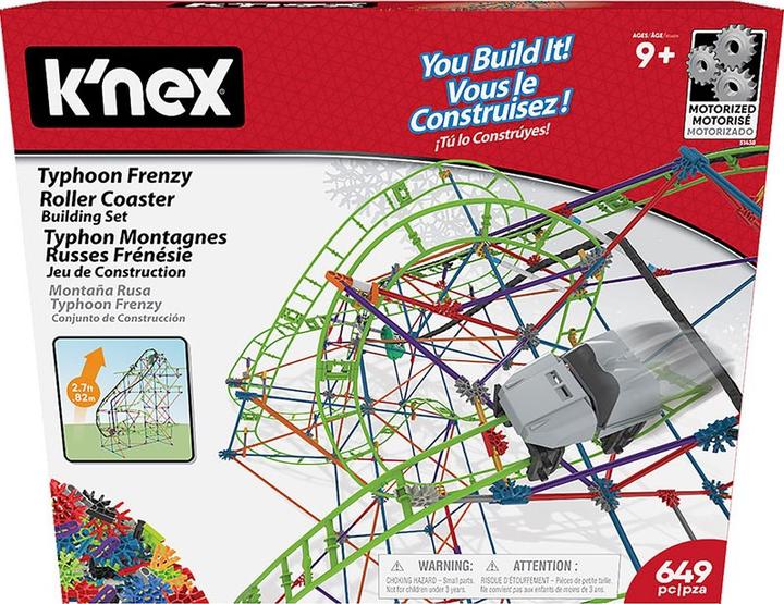 Produktbild K'Nex Thrill Rides Typhoon Frenzy Achterbahn