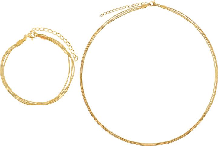 Produktbild Heideman Set Ariana goldfarben (100% Edelstahl)