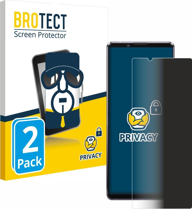 Immagine prodotto BROTECT Pellicola privacy antispia Pellicola di protezione dalla luce blu (2 Pezzo/i, Sony Xperia 1 II)