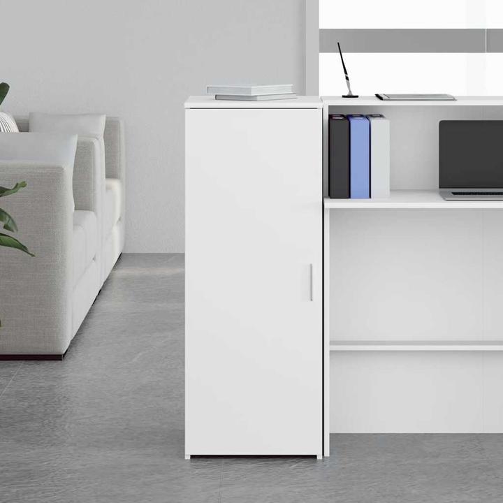 Produktbild VidaXL Lagerschrank Weiss 40x45x103,5 cm Holzwerkstoff Schrank Aktenschrank