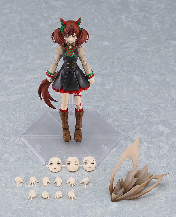 Actual product image Max Factory Uma Musume Pretty Derby Figma Action Figure Umamusume: Pretty Derby Nice Nature 14 cm