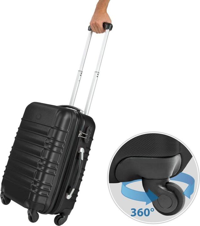 Image du produit tectake Set de 4 Valises (106 l, Bagage à main (jusqu'à 50l), M (50 - 90l), L (90 - 115l), XL (à partir de 115l))