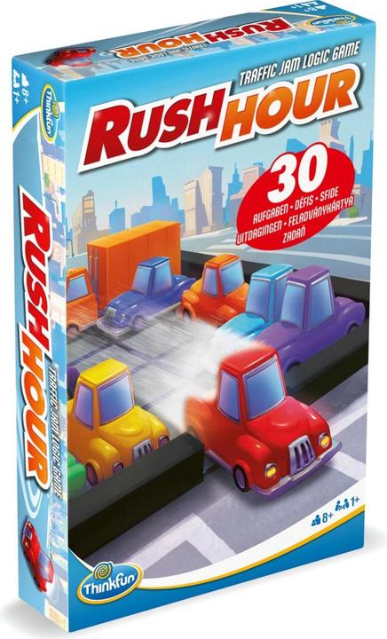 Actual product image Ravensburger ThinkFun - 76642 - Rush Hour Mitbringspiel - The well-known logic game in a compact format as a (German, Italian, Hungarian, French, Polish)