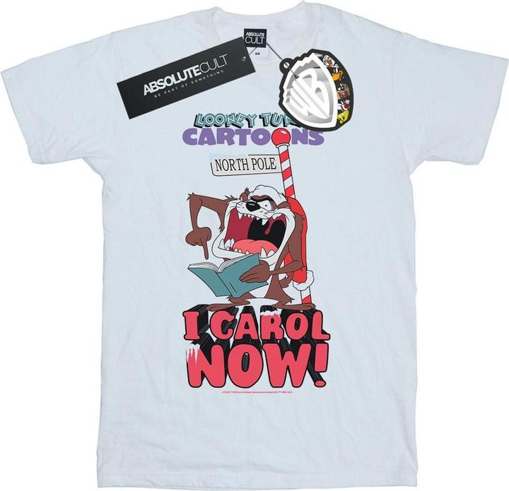 Looney Tunes Taz I Carol Now TShirt (S)