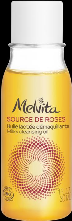 Actual product image Melvita Source de Roses Milchiges Reinigungsöl Travel Size (Cleansing lotion)