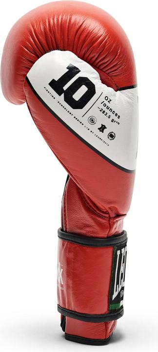Actual product image Leone Boxing Glove Shock Red GN047 (10 OZ, One size)