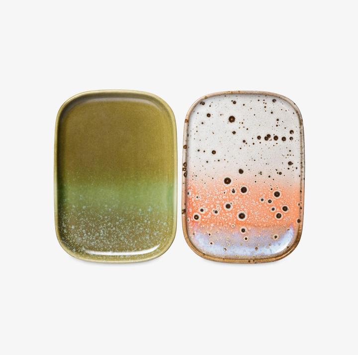 Produktbild HK Living Platte 2-tlg. 70S CERAMICS