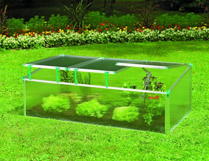Produktbild Juwel Frühbeet Blumenbeet Biostar 1500 + Fensterautomat, MaÃŸe 150x80x50/40 cm
