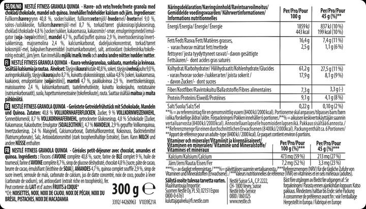Image du produit Fitness Granola Choco Amande Quinoa (300 g)