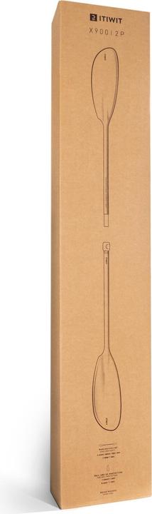 Produktbild Itiwit Kajakpaddel Carbon zweiteilig zerlegbar und verstellbar 210–220 cm - X900 (220 cm, 2-piece)