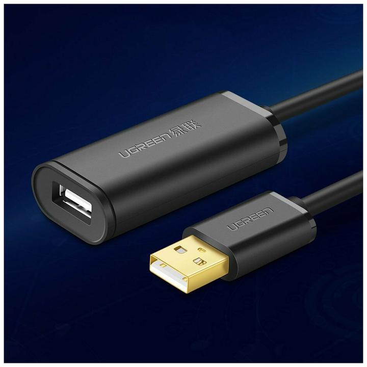 Immagine prodotto Ugreen Cavo di prolunga USB 2.0 US121 10m - Nero (10 m, USB 2.0)