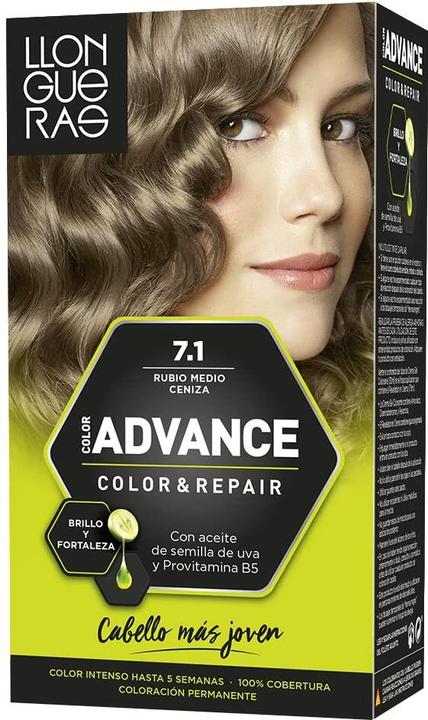 Image du produit Llongueras COLOR ADVANCE #7,1-rubio ceniza (7.1)