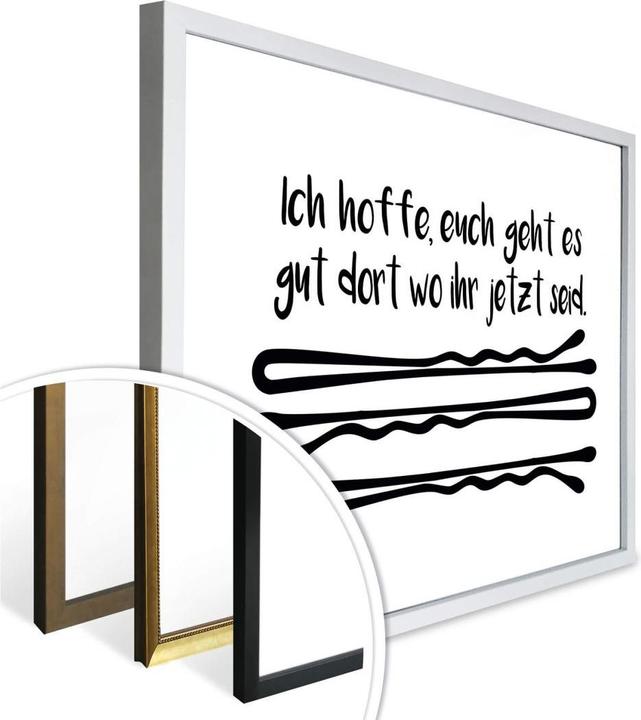 Produktbild Trenddeko Ich hoffe euch geht es gut (30 x 24 cm)