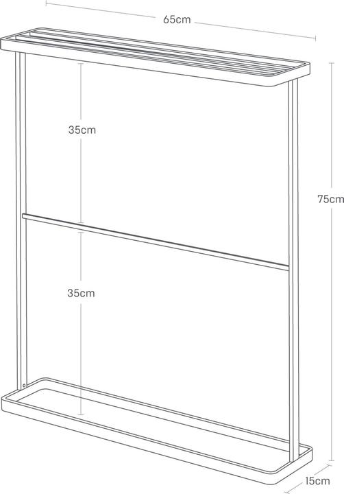 Actual product image Yamazaki Towel rack TOWER