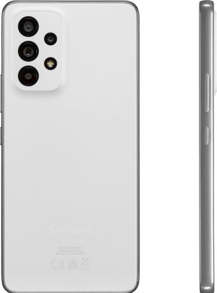 Produktbild Samsung Galaxy A53 5G EU (128 GB, Awesome White, 6.50", Dual SIM, 64 Mpx, 5G)