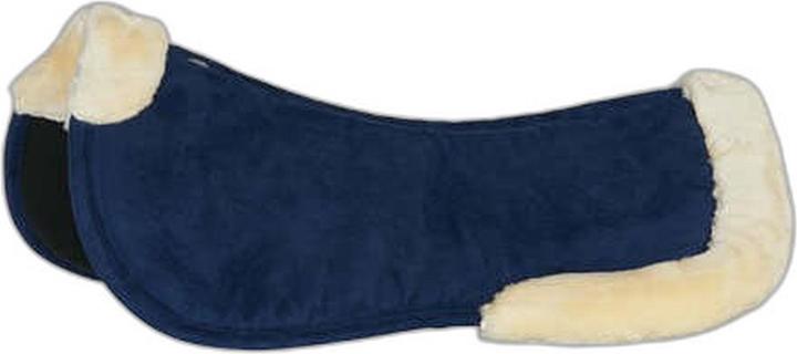 Horze Sattelpad für Pferde aus Memory Foam mit Kunstfell