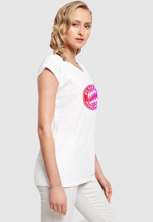 Actual product image FC Bayern München Ladies Logo RP Extended Shoulder Tee - 115697 (XS)