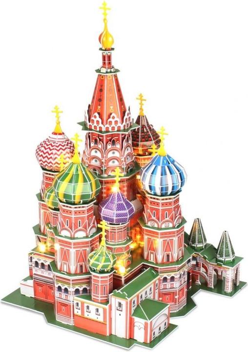 Produktbild Cubicfun 3D-Puzzle „St. Basilius-Kathedrale" (LED) (224 Teile)