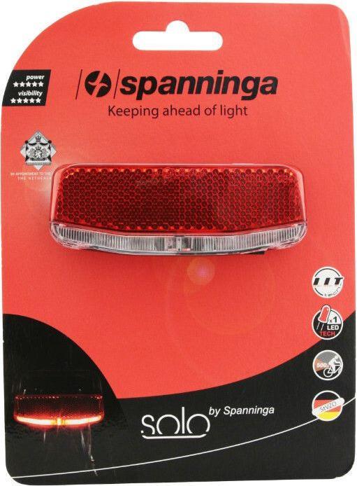 Actual product image Spanninga Solo XE e-bike tail light