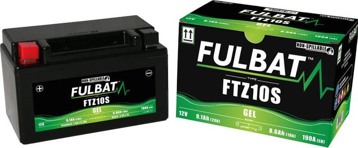 Actual product image Fulbat FTZ10S Gel (12 V, 8.60 Ah, 190 A)